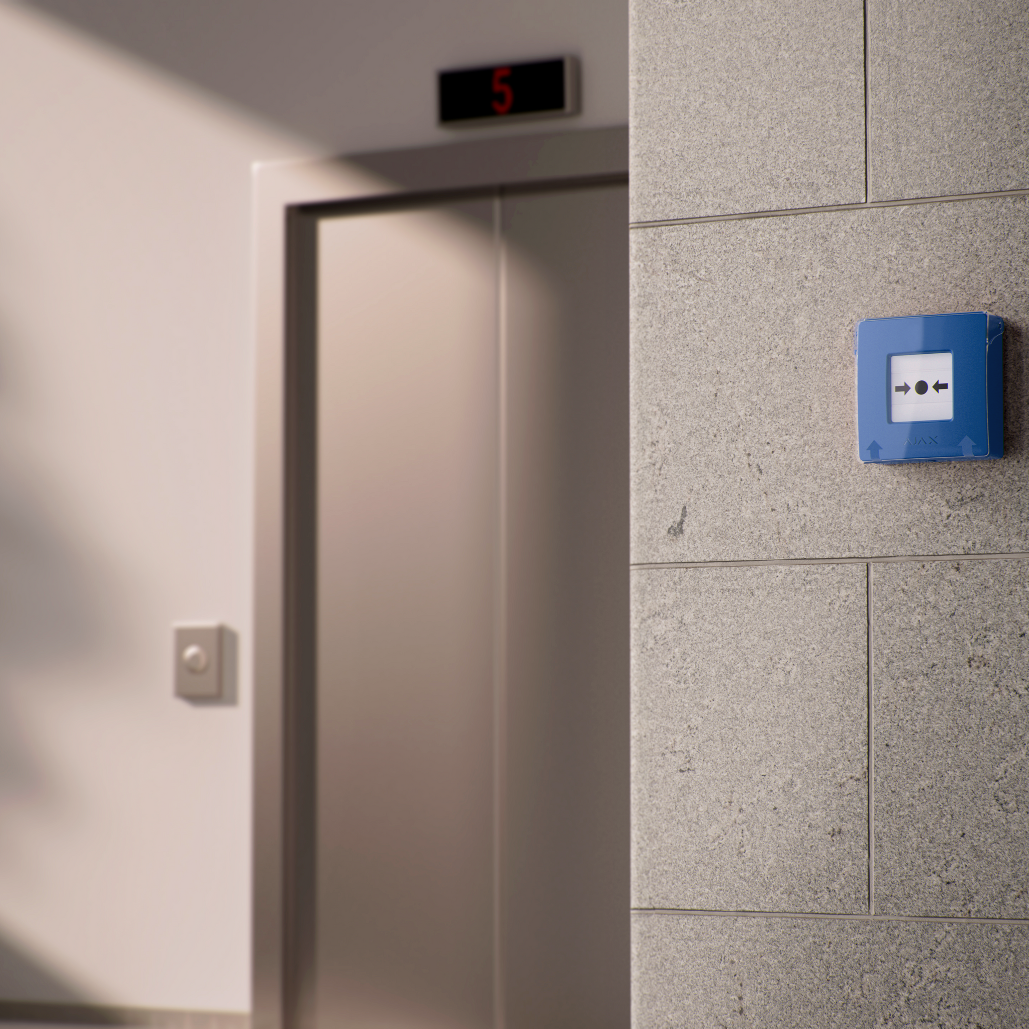 Ajax Manual Call Point (Blue)